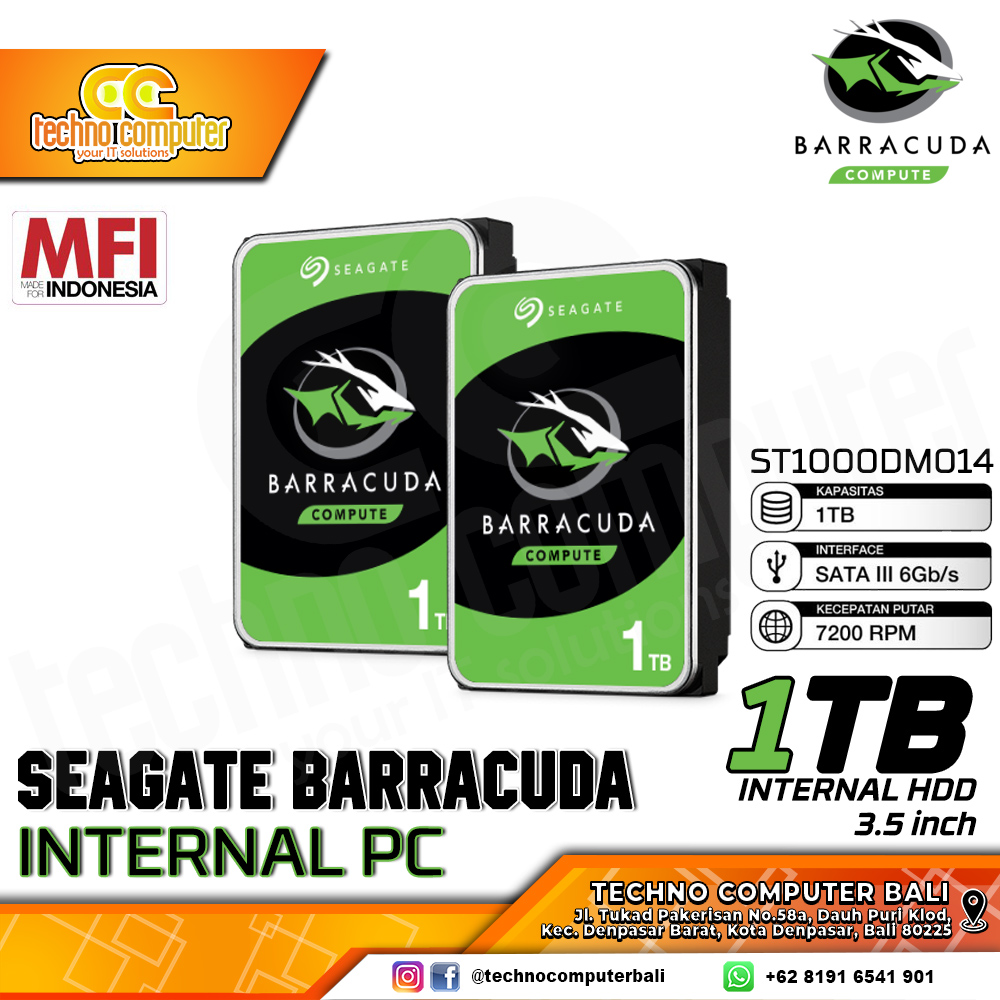 HDD INTERNAL PC 3.5 inch SEAGATE BARRACUDA 1TB
