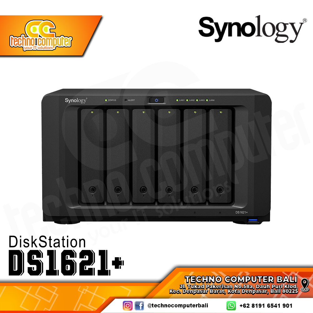 SYNOLOGY 6 BAY NAS BAREBONE SYSTEM DS1621+