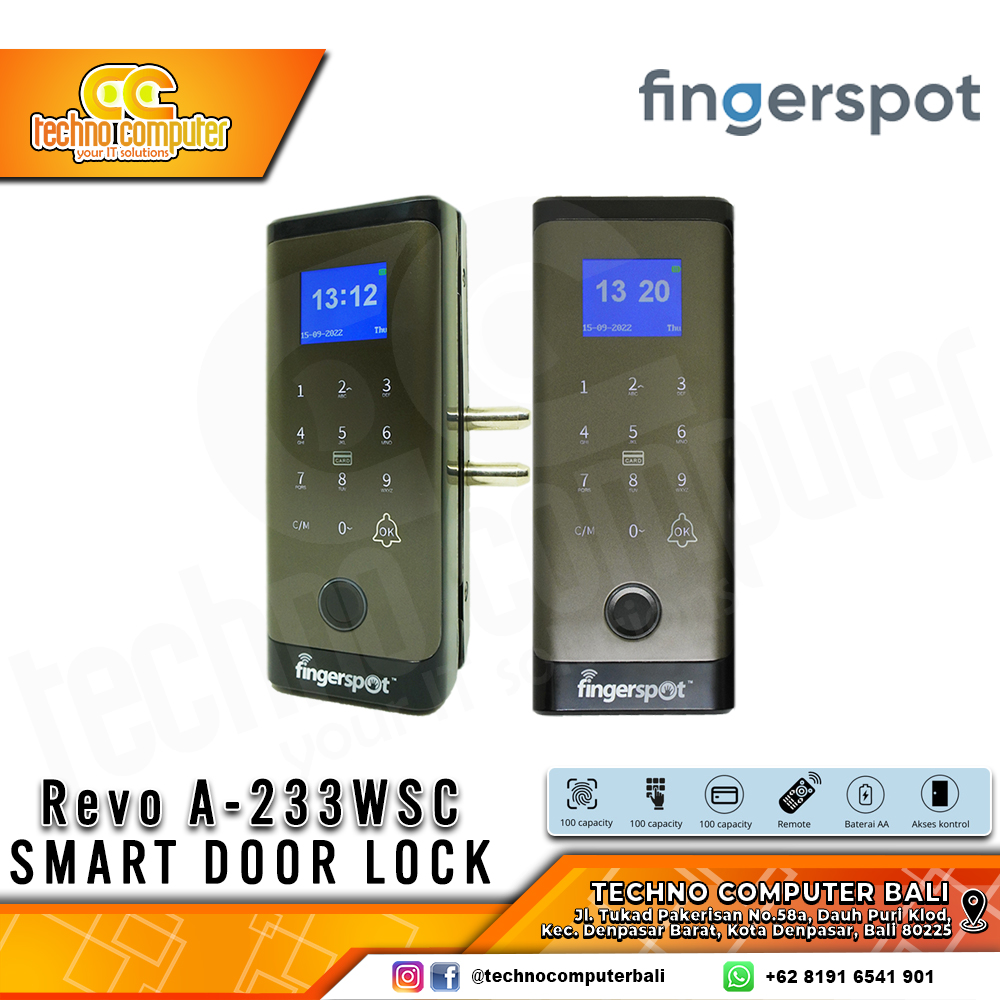 FINGERSPOT SMART DOOR LOCK Revo A-233WSC