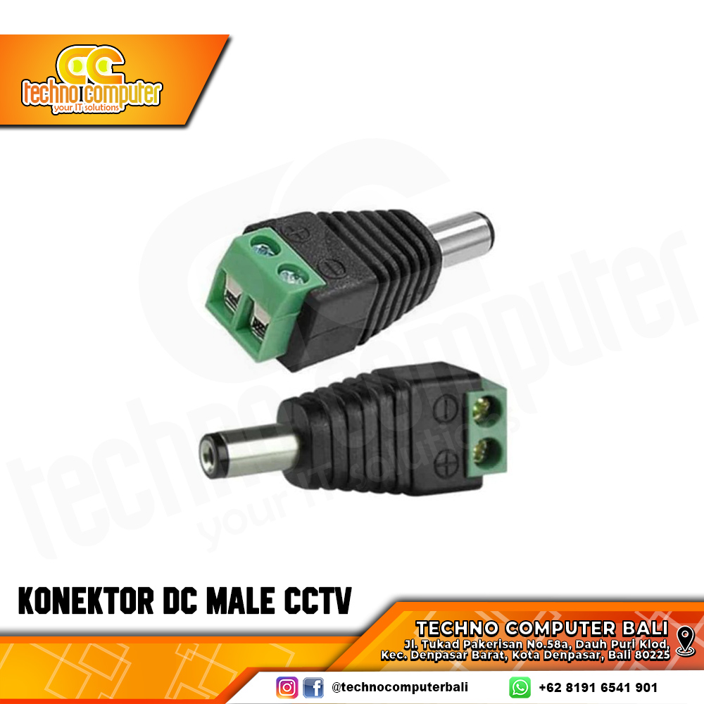 KONEKTOR DC MALE CCTV