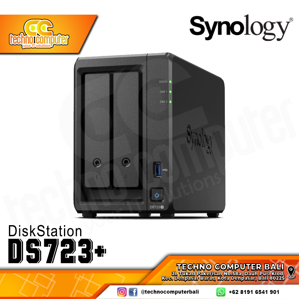 SYNOLOGY DS723+ 2-Bay NAS Enclosure