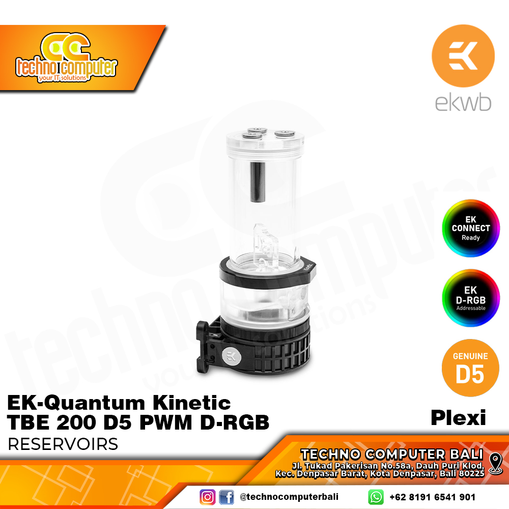 EKWB EK-Quantum Kinetic TBE 200 D5 PWM D-RGB COMBO - Plexi