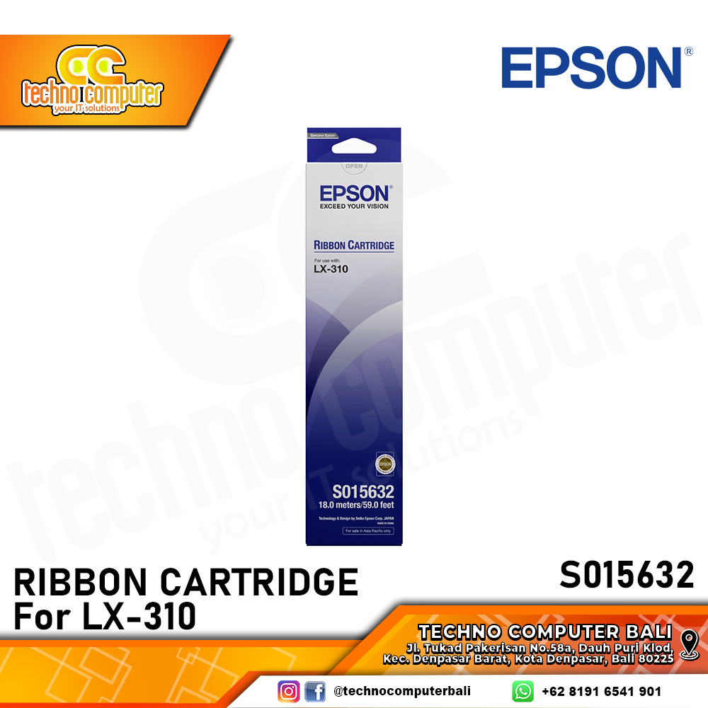 RIBBON CARTRIDGE EPSON LX-310 S015632