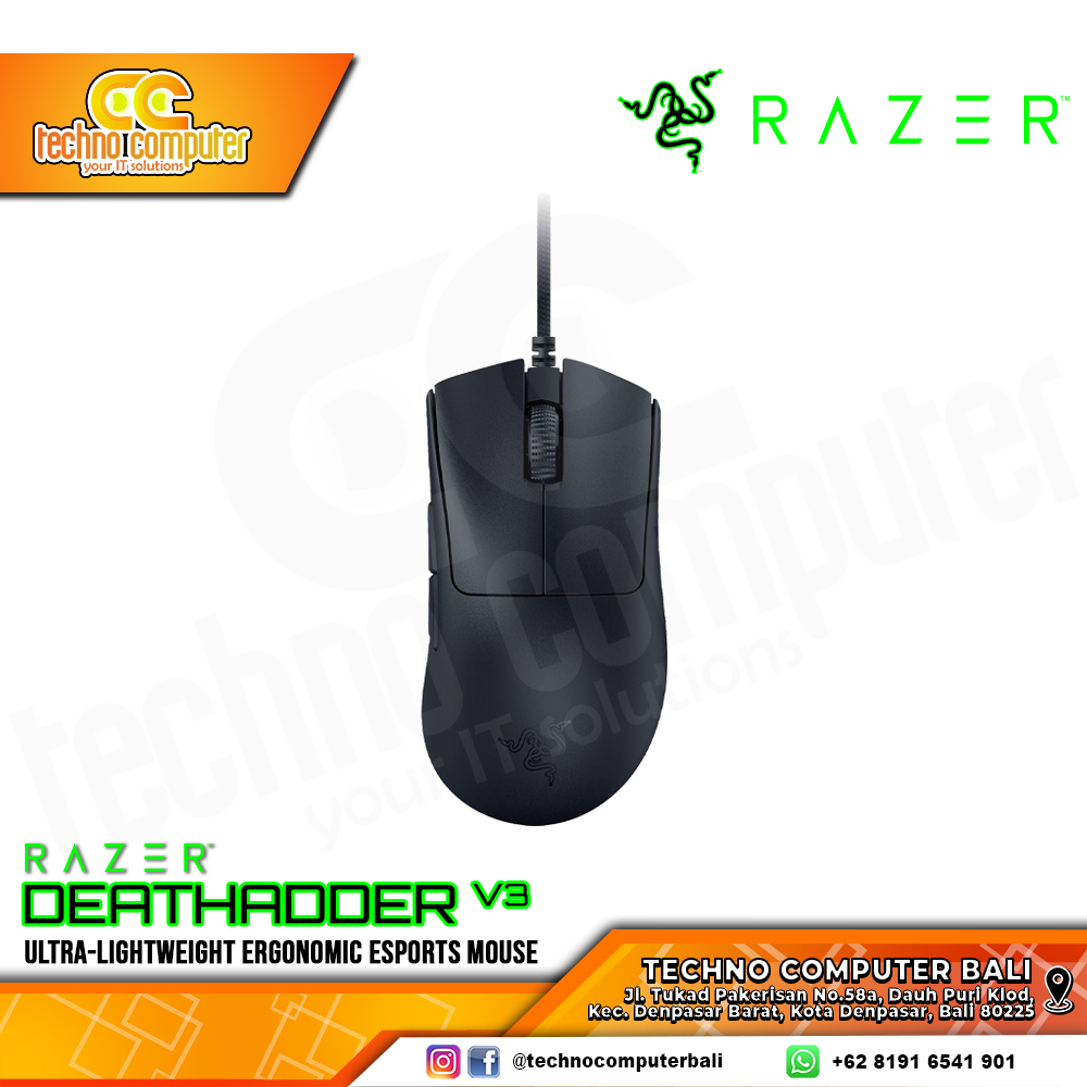 RAZER DeathAdder V3 Black - Gaming Mouse 