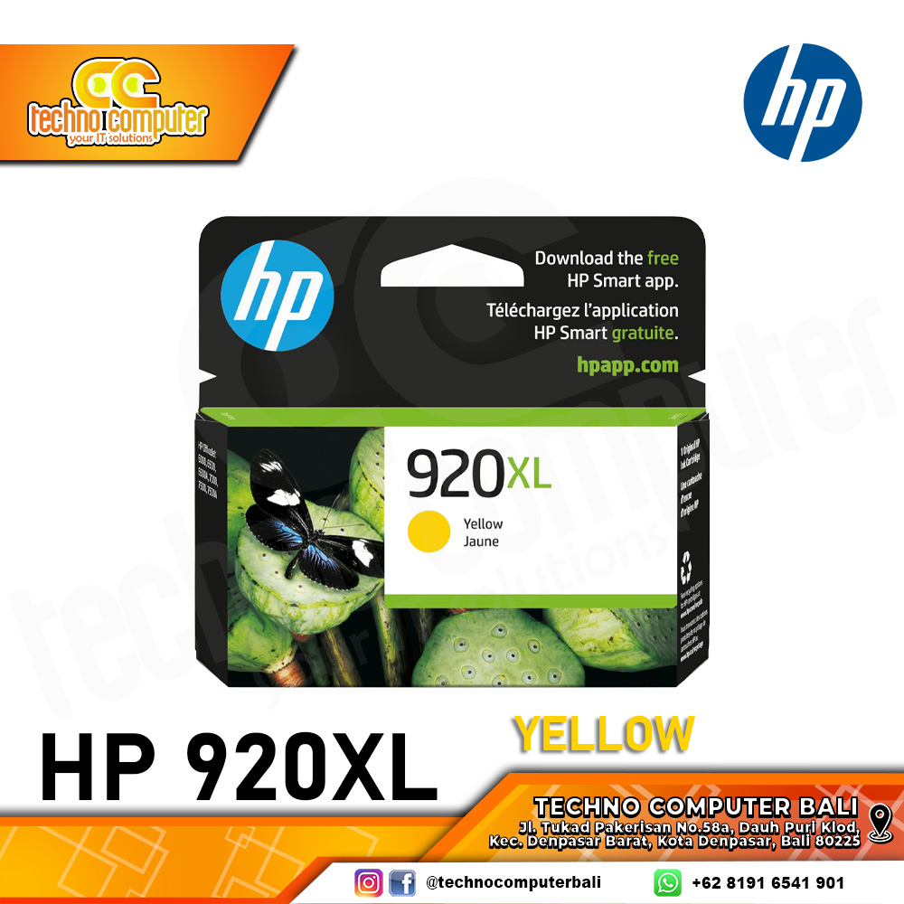 CARTRIDGE HP 920XL YELLOW