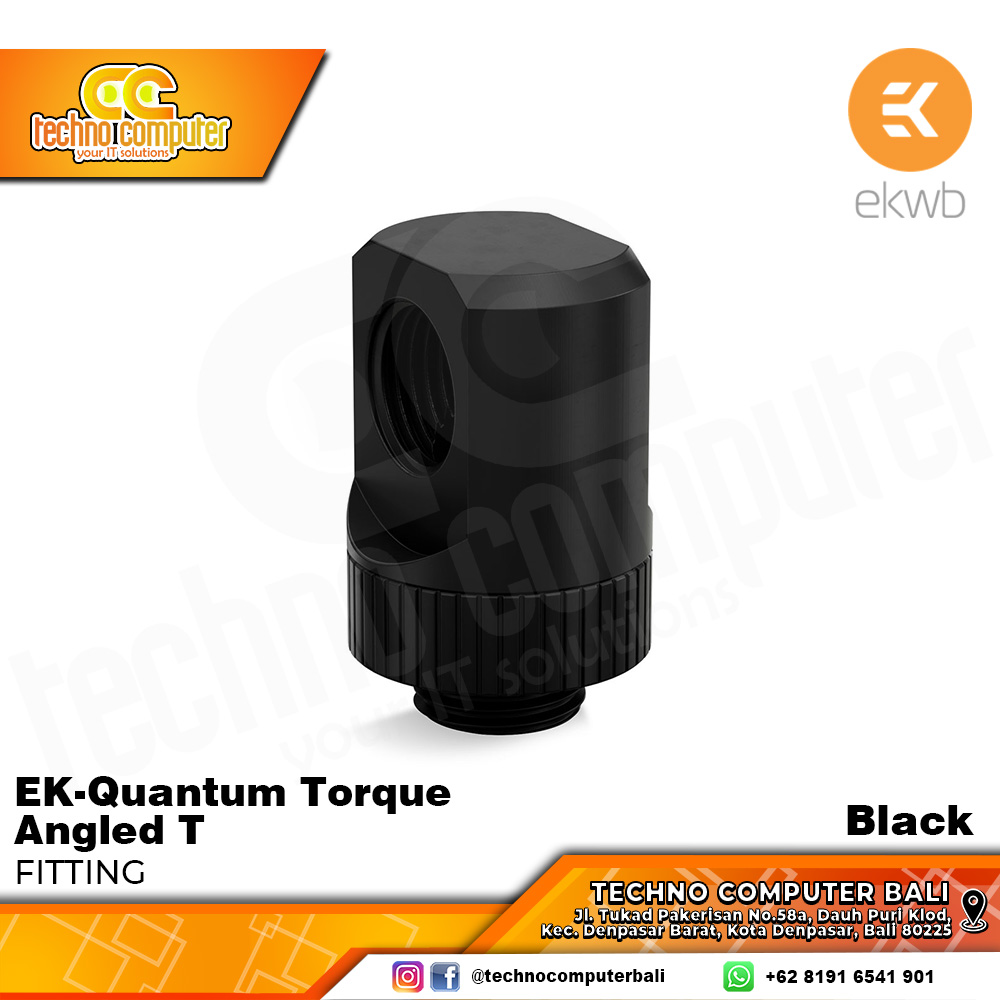 EKWB EK-Quantum Torque Angled T - Black