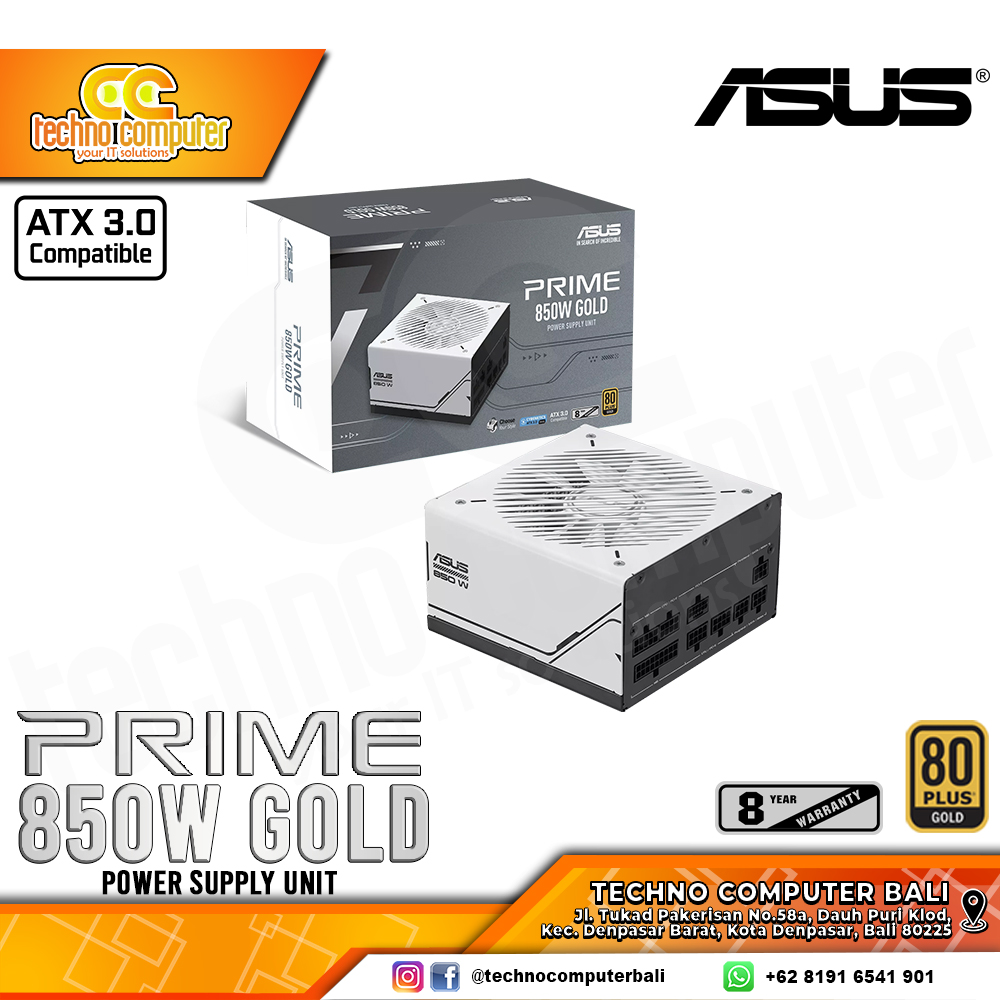 ASUS PRIME AP-850G 850W 80+ Gold - Full Modular