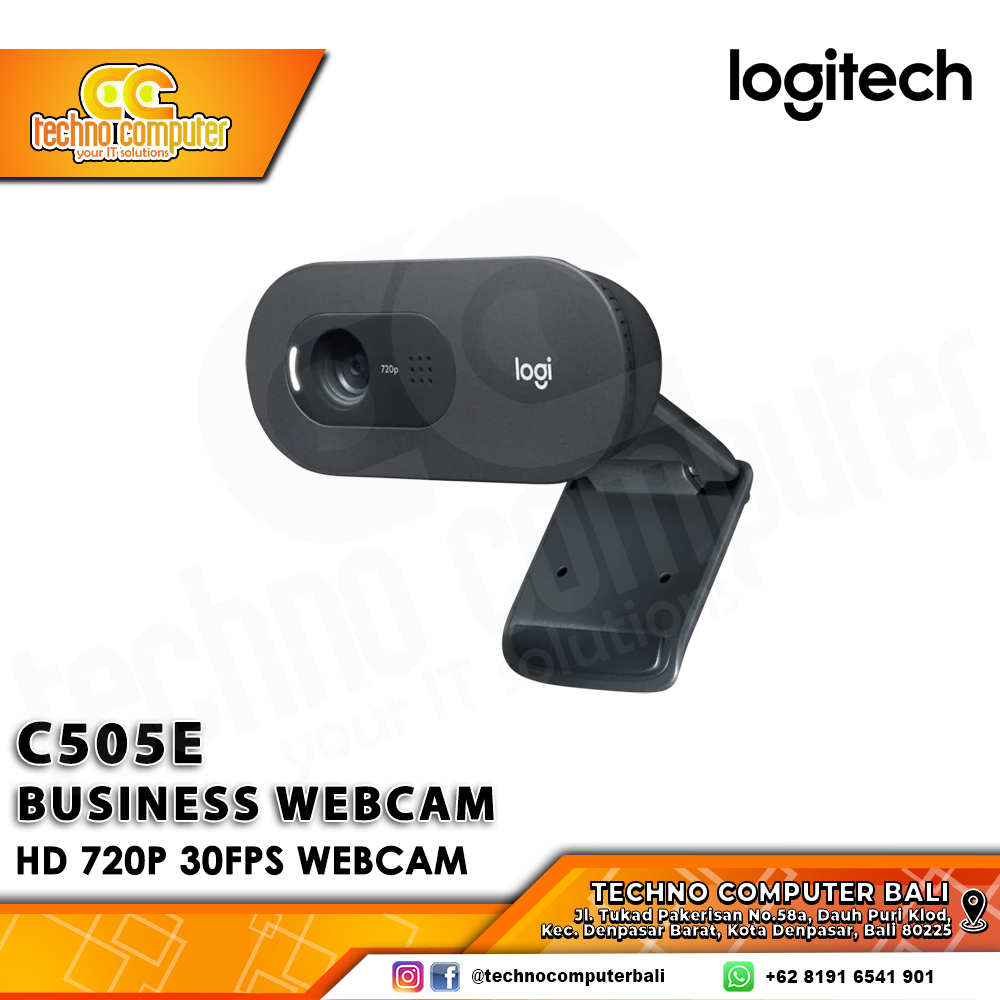 LOGITECH C505e - HD 720p 30Fps Webcam