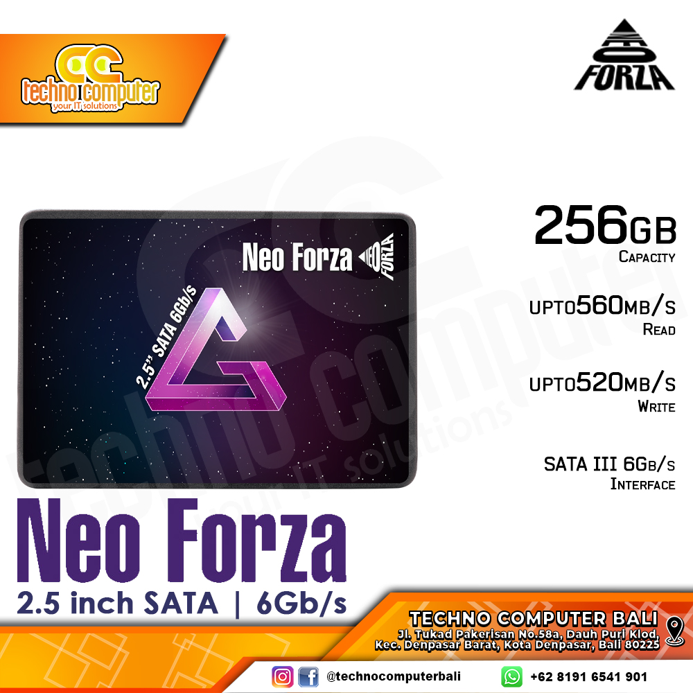 SSD Neo Forza NFS01 256GB 2.5 Inch SATA III