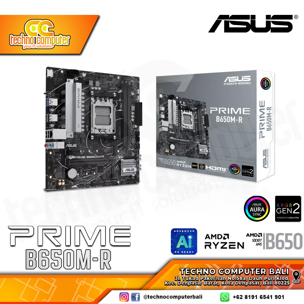 ASUS PRIME B650M-R - mATX, AM5, B650, DDR5