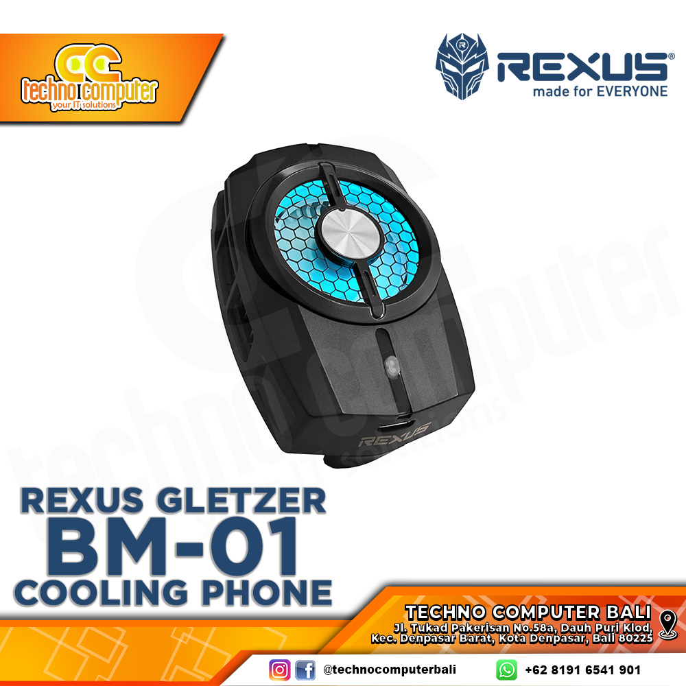 COOLING PHONE REXUS GLETZER BM-01 - Black
