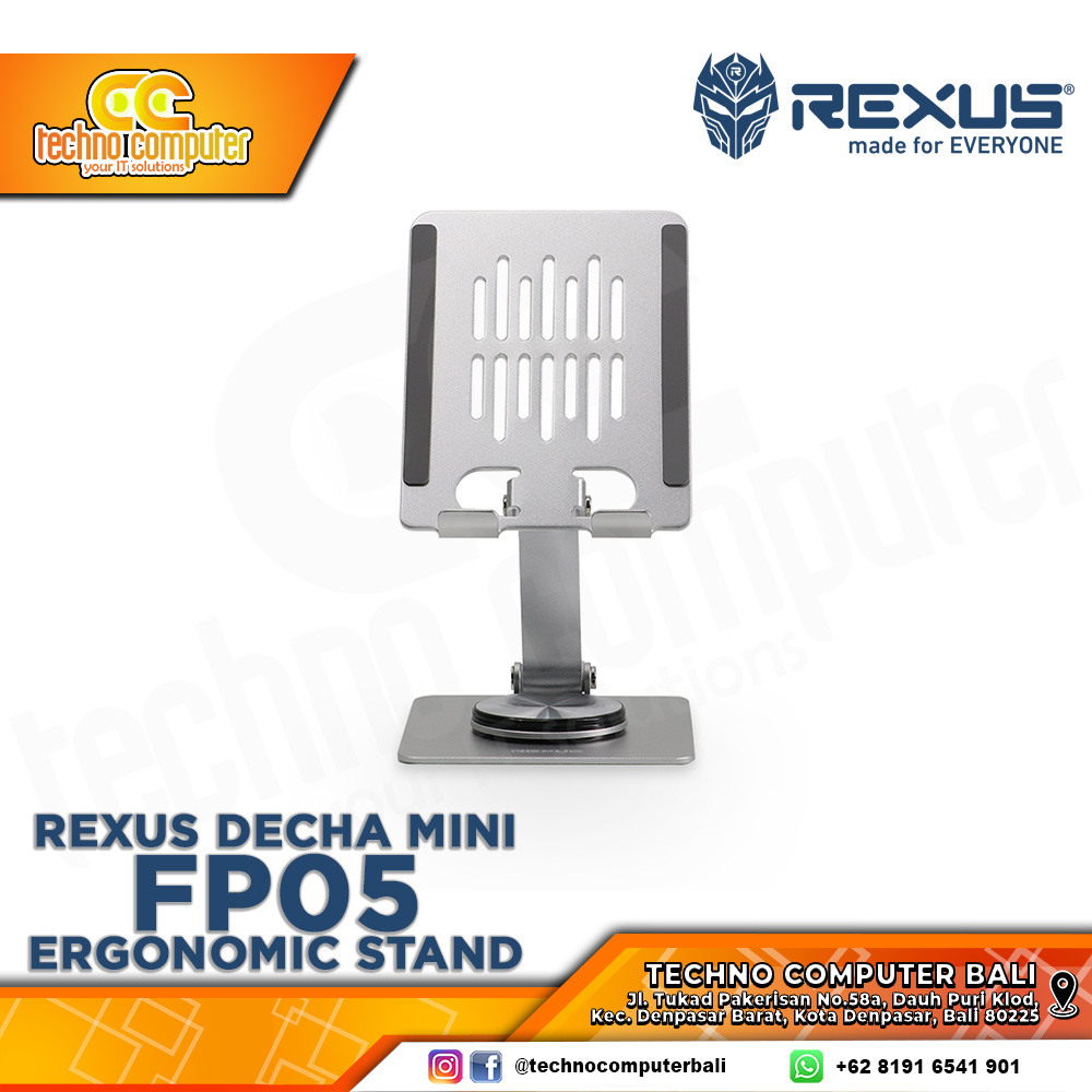 REXUS DECHA Mini FP05 ERGONOMIC STAND Tablet/Phone - Silver