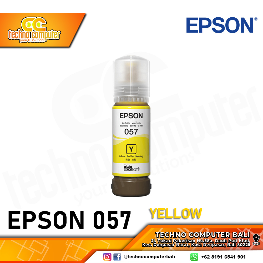 REFILL TINTA EPSON 057 YELLOW ORIGINAL