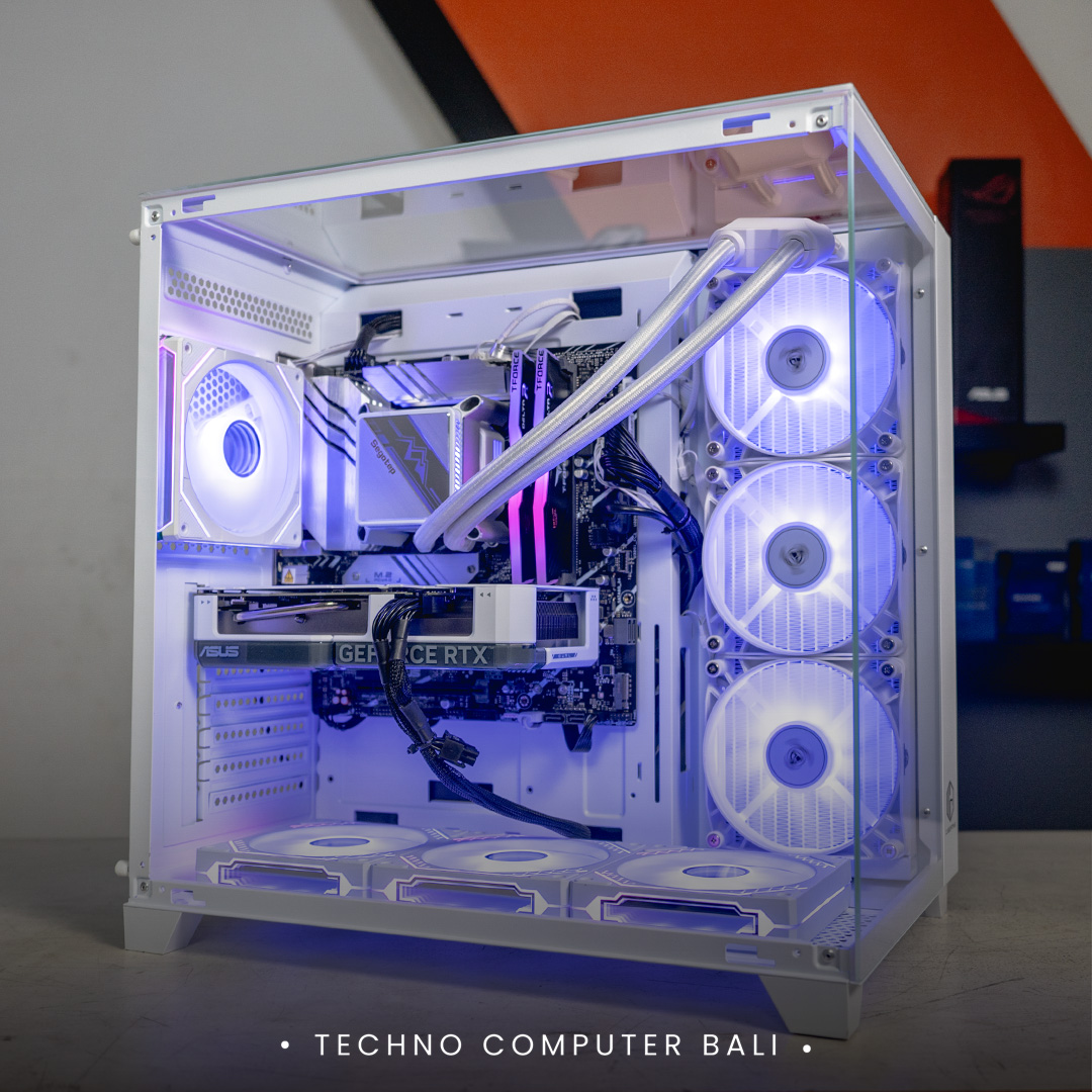 PC GAMING & EDITING / CORE I5-12400F / ASUS DUAL RTX 4060 / CUBE GAMING VAONT White