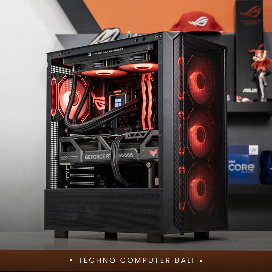 PC MULTIMEDIA & RENDERING / RYZEN 9 9950X3D / ASUS TUF RTX 5080 / PARADOX GAMING TWISTER V3 Black