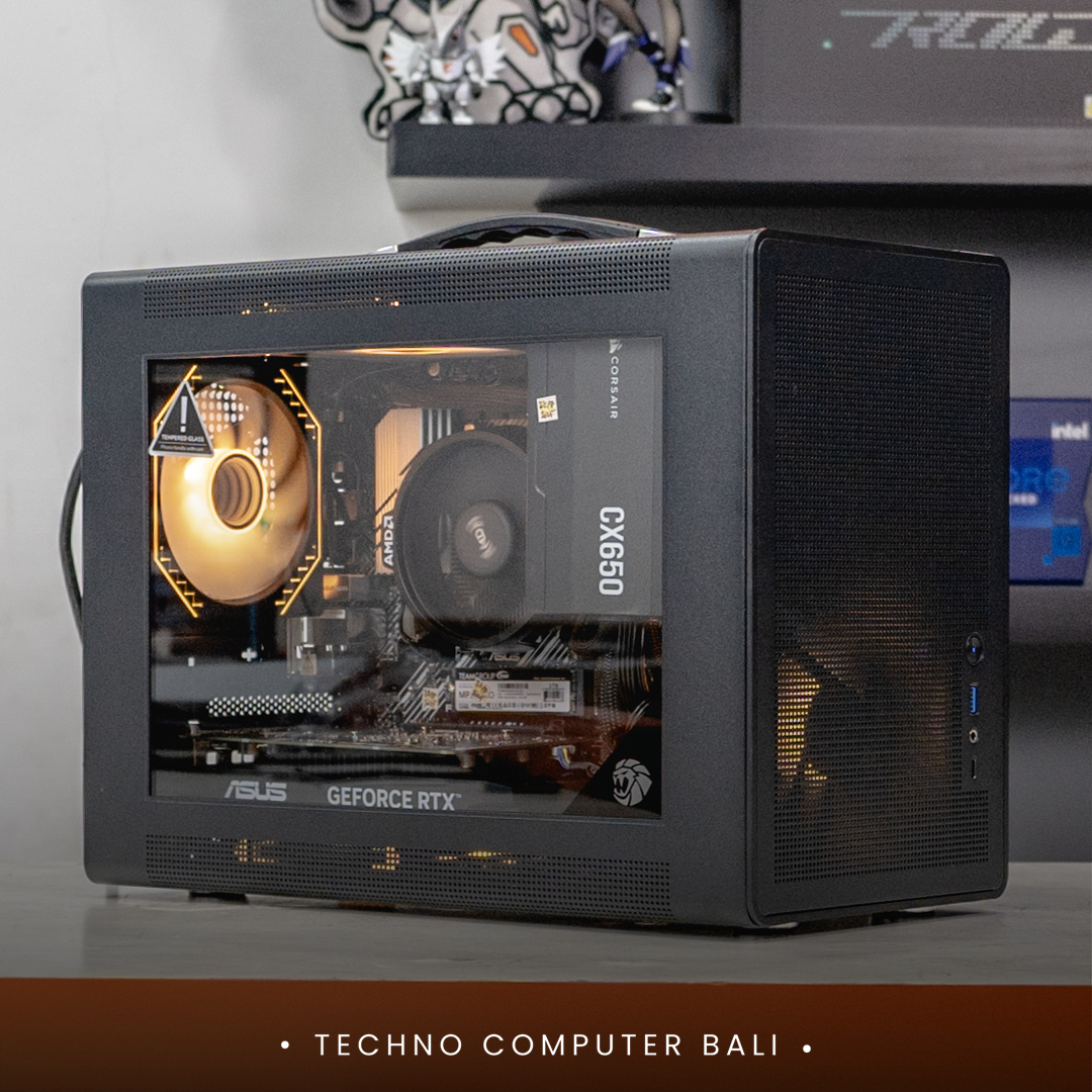 PC GAMING / RYZEN 5 5500 / ASUS DUAL RTX 3050 / GAMEMAX SPARK AIR Black