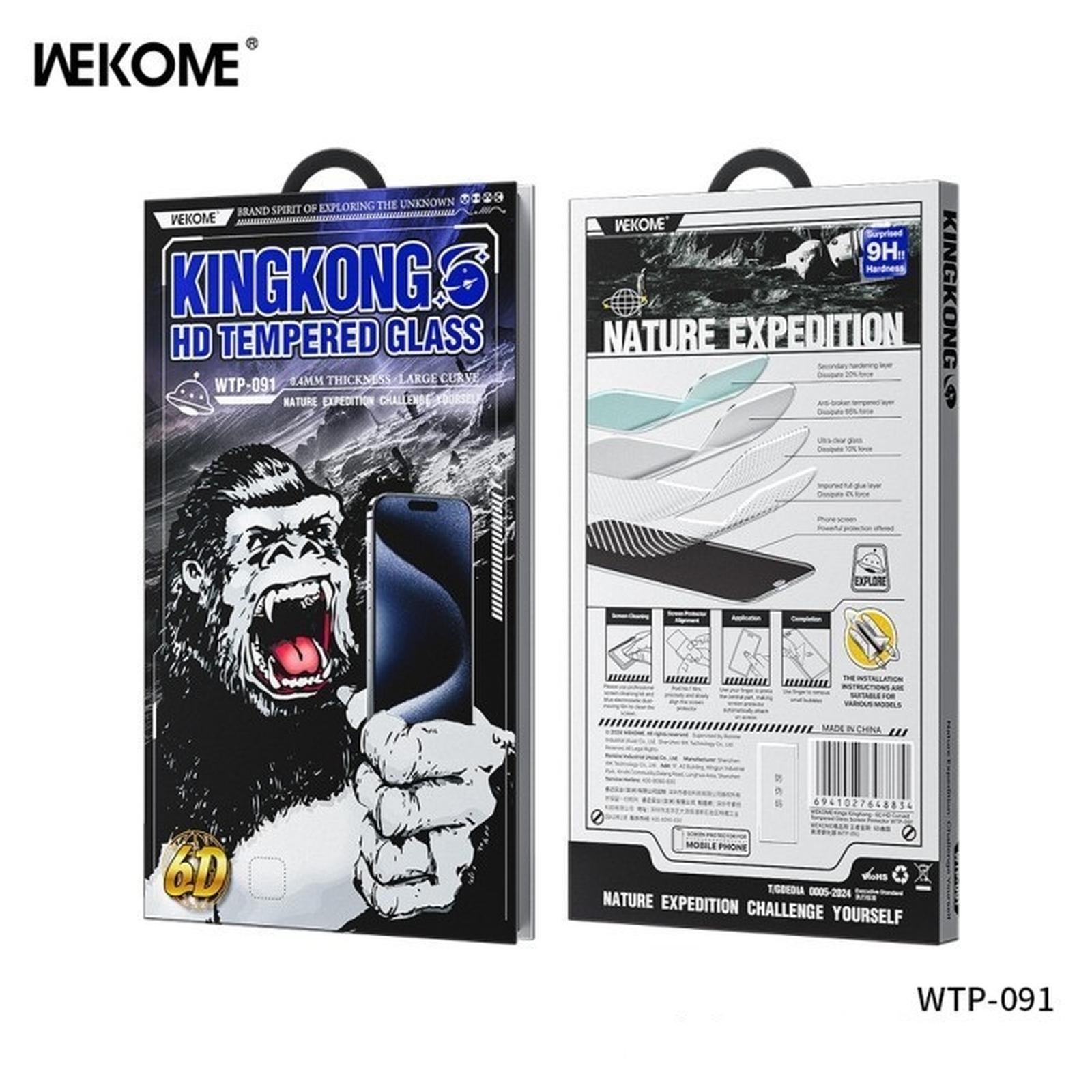 WEKOME KINGKONG SERIES 6D HD CURVED TEMPERED GLASS WTP-091 - IP16 PRO